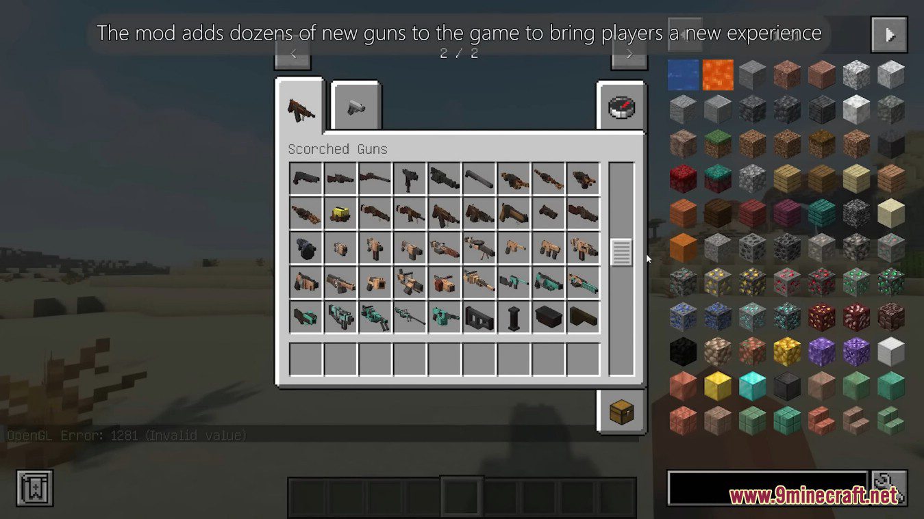 Scorched Guns Mod (1.19.3, 1.18.2) - So Many Insane Weapons 36