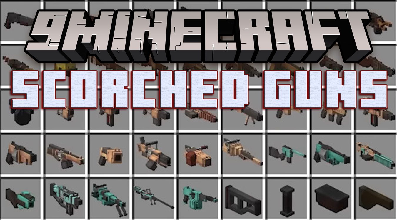 Scorched Guns Mod (1.19.3, 1.18.2) - So Many Insane Weapons 1