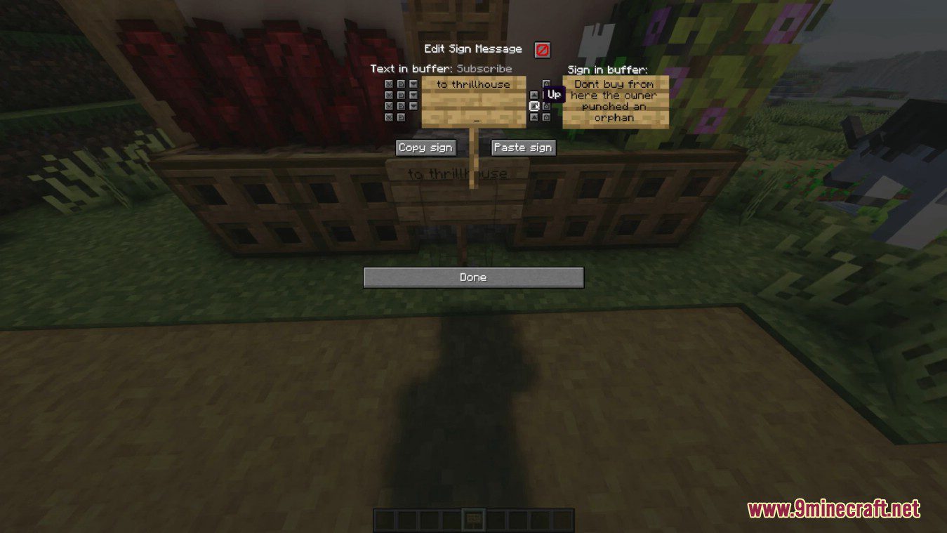 Sign Tools Mod (1.19.3, 1.18.2) - Useful Tools for Sign 7