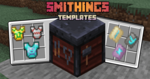 Smithings Templates Addon (1.19) – MCPE/Bedrock Mod Thumbnail