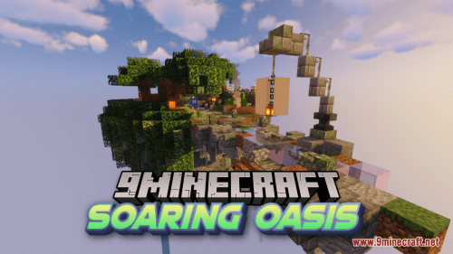 Soaring Oasis Map (1.21.1, 1.20.1) – A Heavenly Hideaway Thumbnail