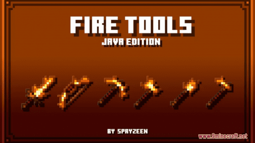 Spryzeen’s Fire Tools Resource Pack (1.19.4, 1.18.2) – Texture Pack Thumbnail