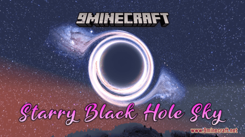 Starry Black Hole Sky Resource Pack (1.20.6, 1.20.1) – Texture Pack Thumbnail