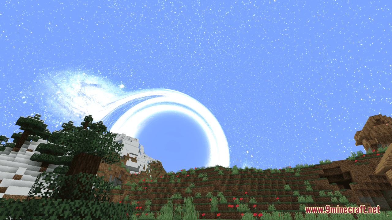 Starry Black Hole Sky Resource Pack (1.20.6, 1.20.1) - Texture Pack 3