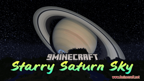 Starry Saturn Sky Resource Pack (1.20.6, 1.20.1) – Texture Pack Thumbnail