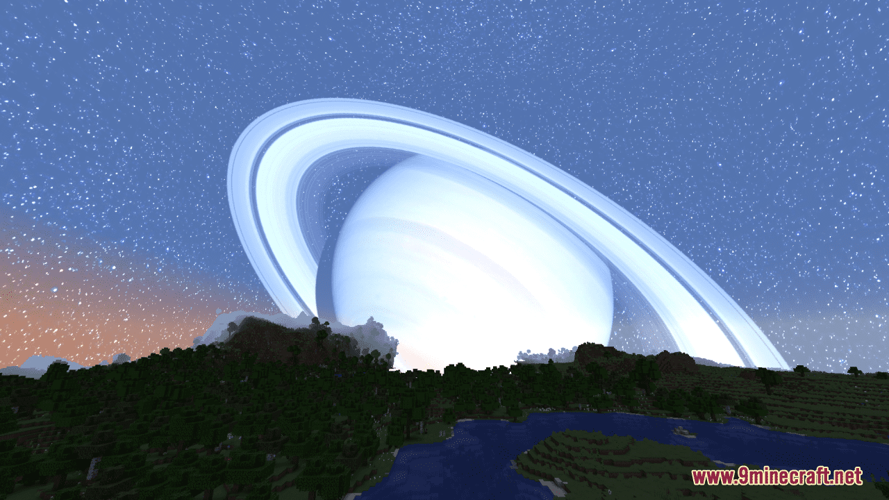 Starry Saturn Sky Resource Pack (1.20.6, 1.20.1) - Texture Pack 4