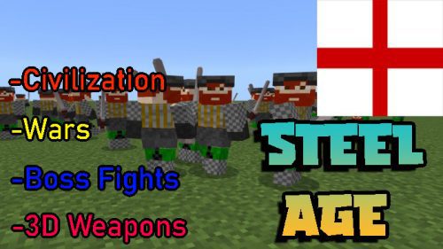 Steel Age Addon (1.19) – MCPE/Bedrock Mod Thumbnail