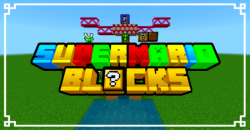 Super Mario Blocks Addon (1.19) – MCPE/Bedrock Mod Thumbnail