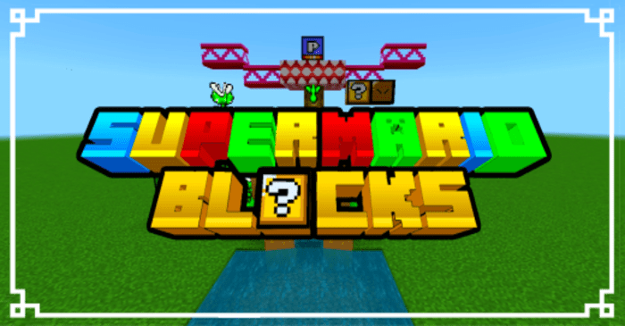 Super Mario Blocks Addon (1.19) - MCPE/Bedrock Mod 1