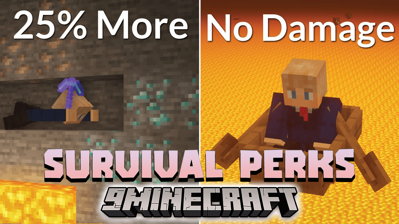 Survival Perks Data Pack (1.19.4, 1.19.2) - Better Survival Experience! 1