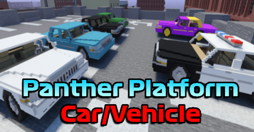 Swagcasters Panther Platform Car/Vehicle Addon (1.19) – MCPE/Bedrock Mod Thumbnail