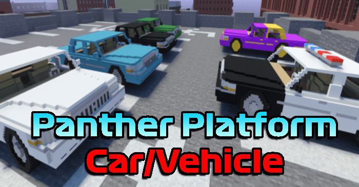 Swagcasters Panther Platform Car/Vehicle Addon (1.19) - MCPE/Bedrock Mod 1