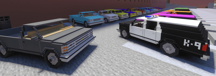 Swagcasters SUV & Pickup Truck Addon (1.19) - MCPE/Bedrock Mod 6