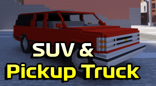 Swagcasters SUV & Pickup Truck Addon (1.19) – MCPE/Bedrock Mod Thumbnail
