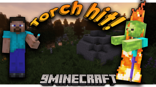 Torch hit! Mod (1.21.1, 1.20.1) – Defensive With Torches Thumbnail