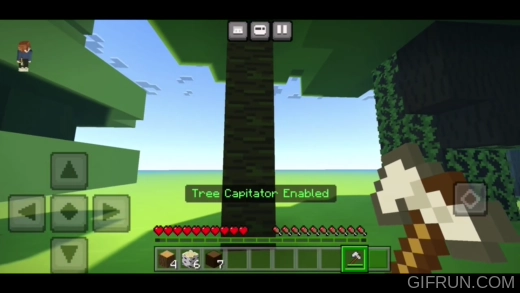 Tree Capitator with Vein Miner Addon (1.20, 1.19) - MCPE/Bedrock Mod 3