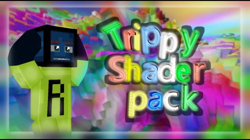 Trippy Shaders (1.20, 1.19.4) – The world is so Colorful and Messy Thumbnail