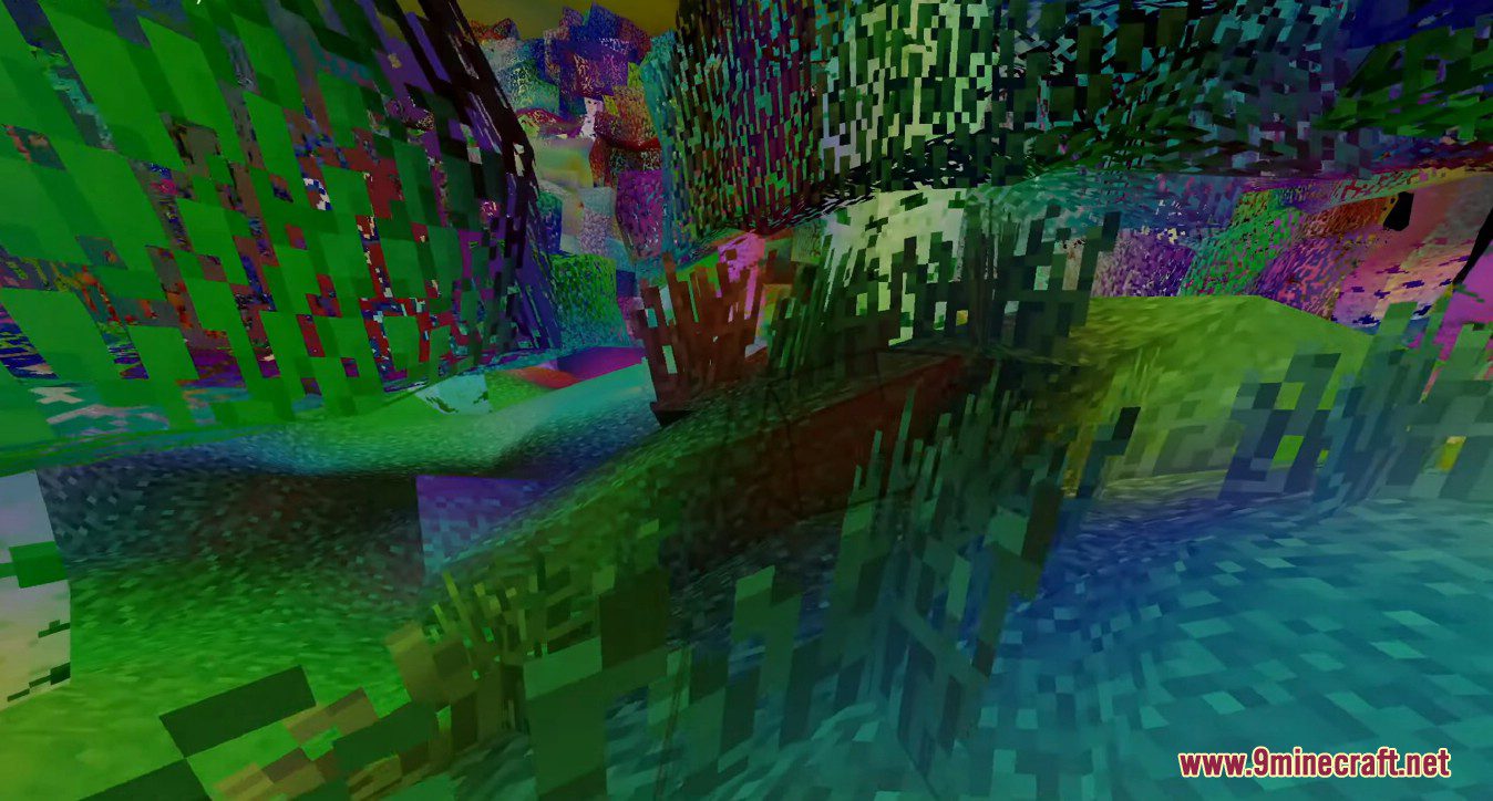 Trippy Shaders (1.21.1, 1.20.1) - The world is so Colorful and Messy 2