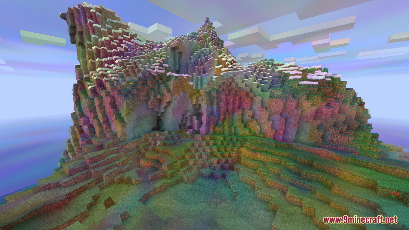 Trippy Shaders (1.21.1, 1.20.1) - The world is so Colorful and Messy 13