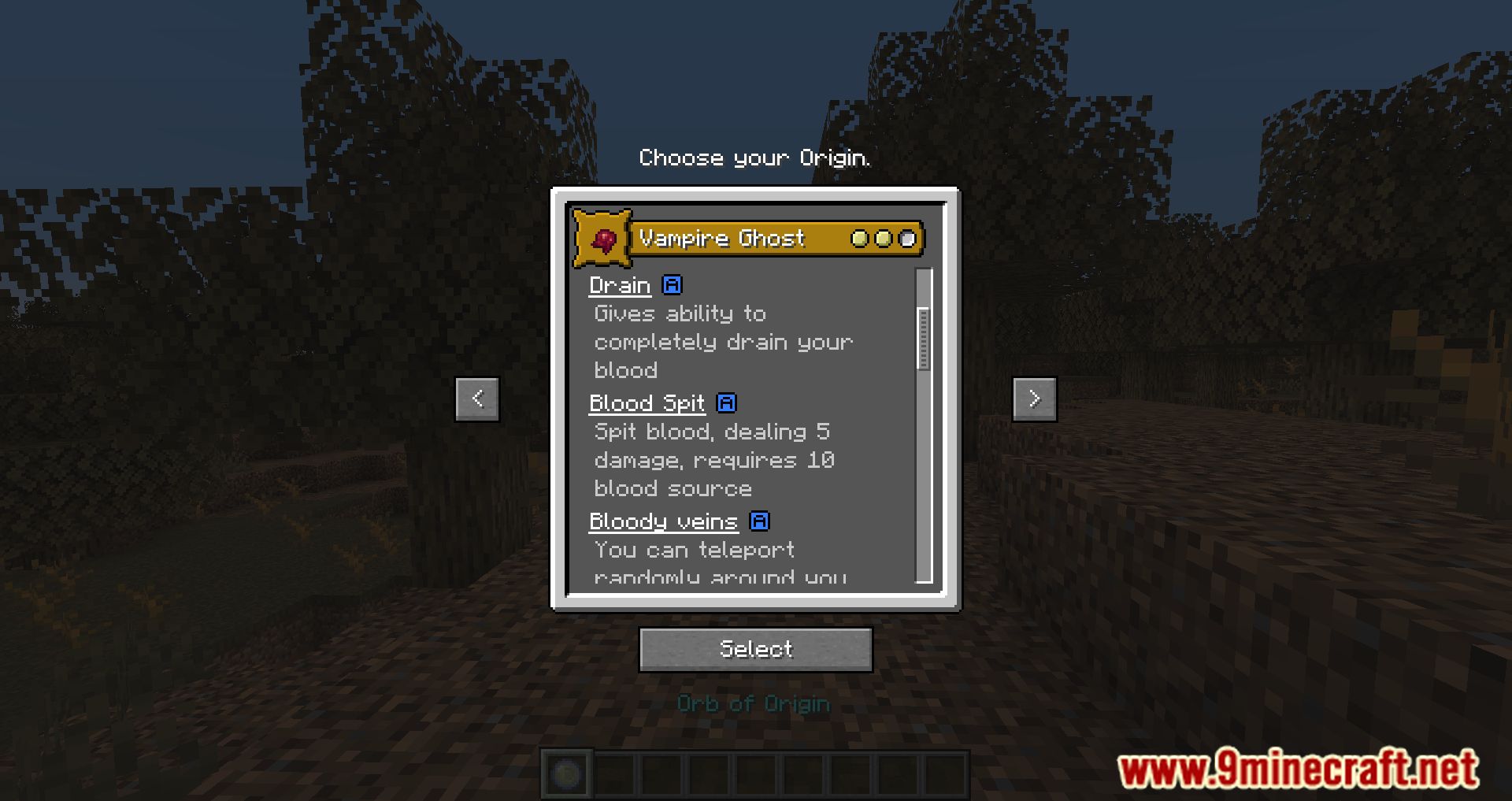 Vampiric Origin Mod (1.19.2, 1.18.2) - Seeking For Revenge 3