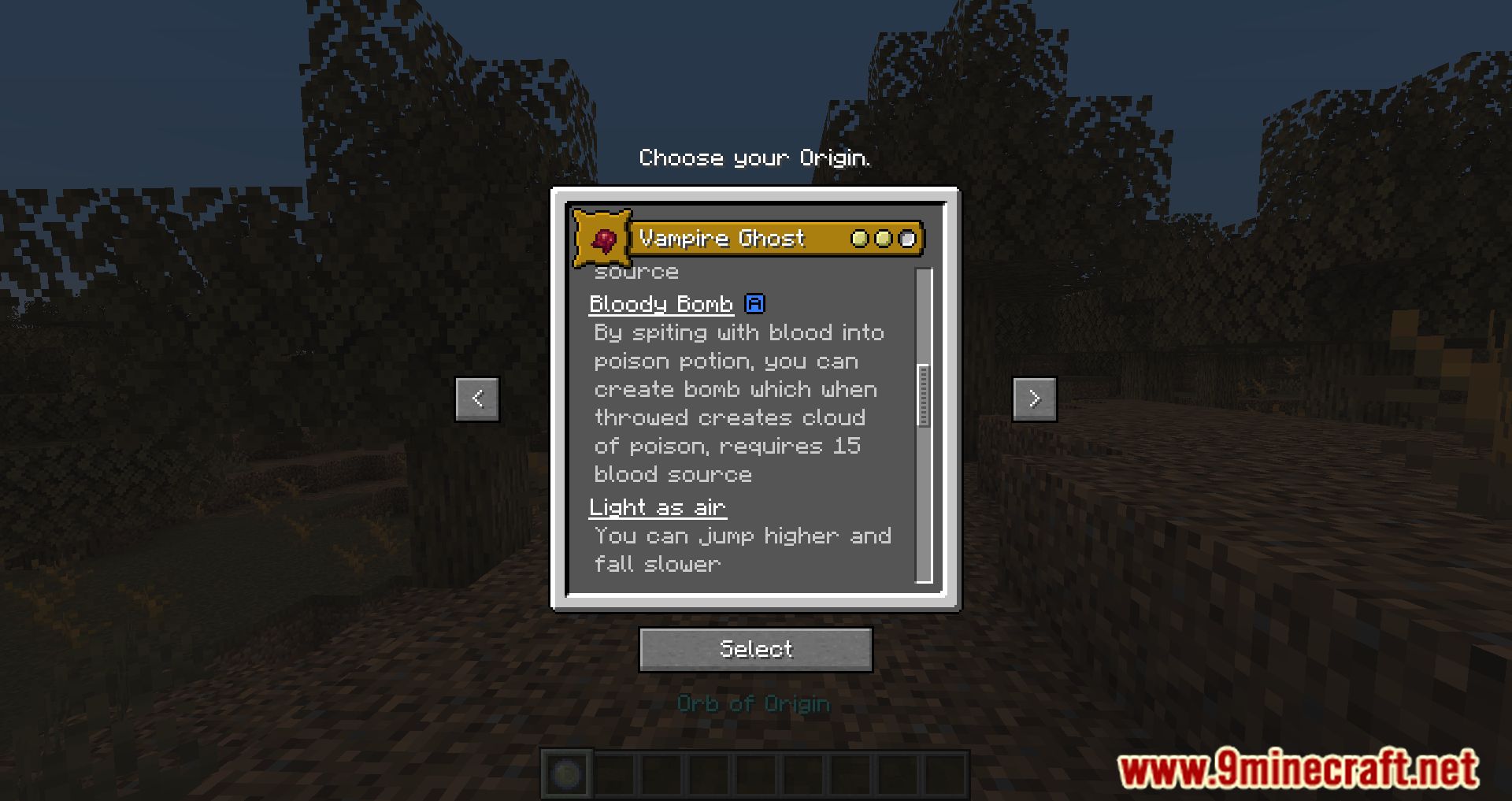 Vampiric Origin Mod (1.19.2, 1.18.2) - Seeking For Revenge 5