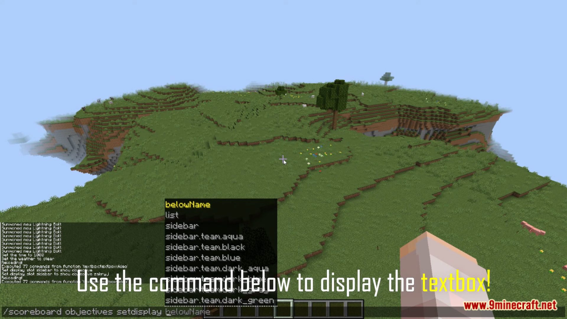 Visible Textbox Data Pack (1.19.4, 1.19.2) - Pop-up Text In Minecraft! 14