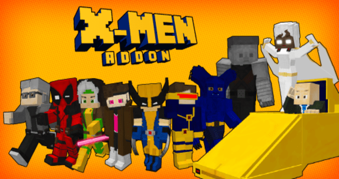 X-Men Addon (1.19) - MCPE/Bedrock Mod 1