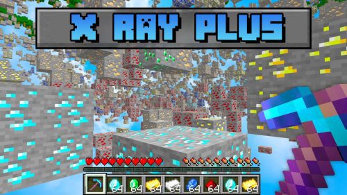 X-Ray+ Texture Pack (1.20, 1.19) – MCPE/Bedrock Thumbnail