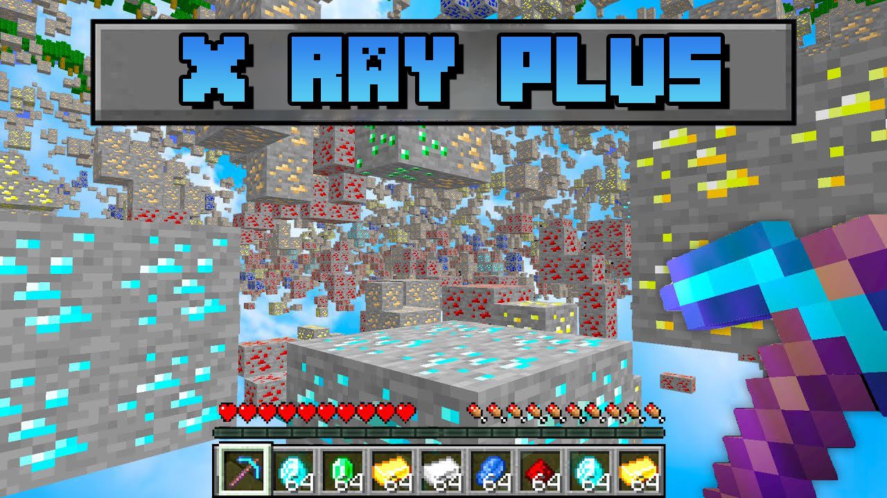 X-Ray+ Texture Pack (1.20, 1.19) - MCPE/Bedrock 1