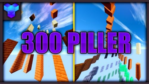 300 Block Piller Parkour Map (1.19) – MCPE/Bedrock Thumbnail