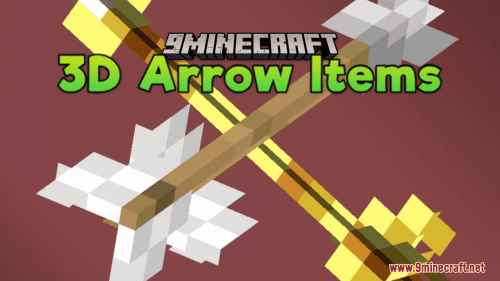 3D Arrow Items Resource Pack (1.20.6, 1.20.1) – Texture Pack Thumbnail