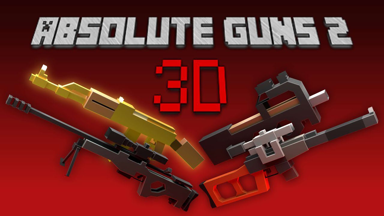 Absolute Guns 2 [3D] Addon (1.20, 1.19) - MCPE/Bedrock Mod 1