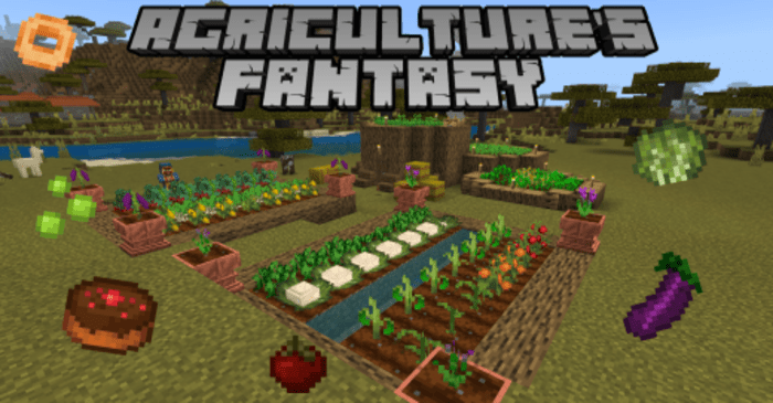 Agriculture's Fantasy Addon (1.20, 1.19) - MCPE/Bedrock Mod 1