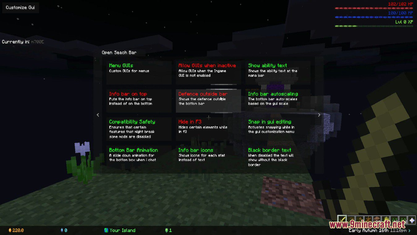 Apec Mod (1.8.9) - A Gui Improvement for Hypixel Skyblock 9
