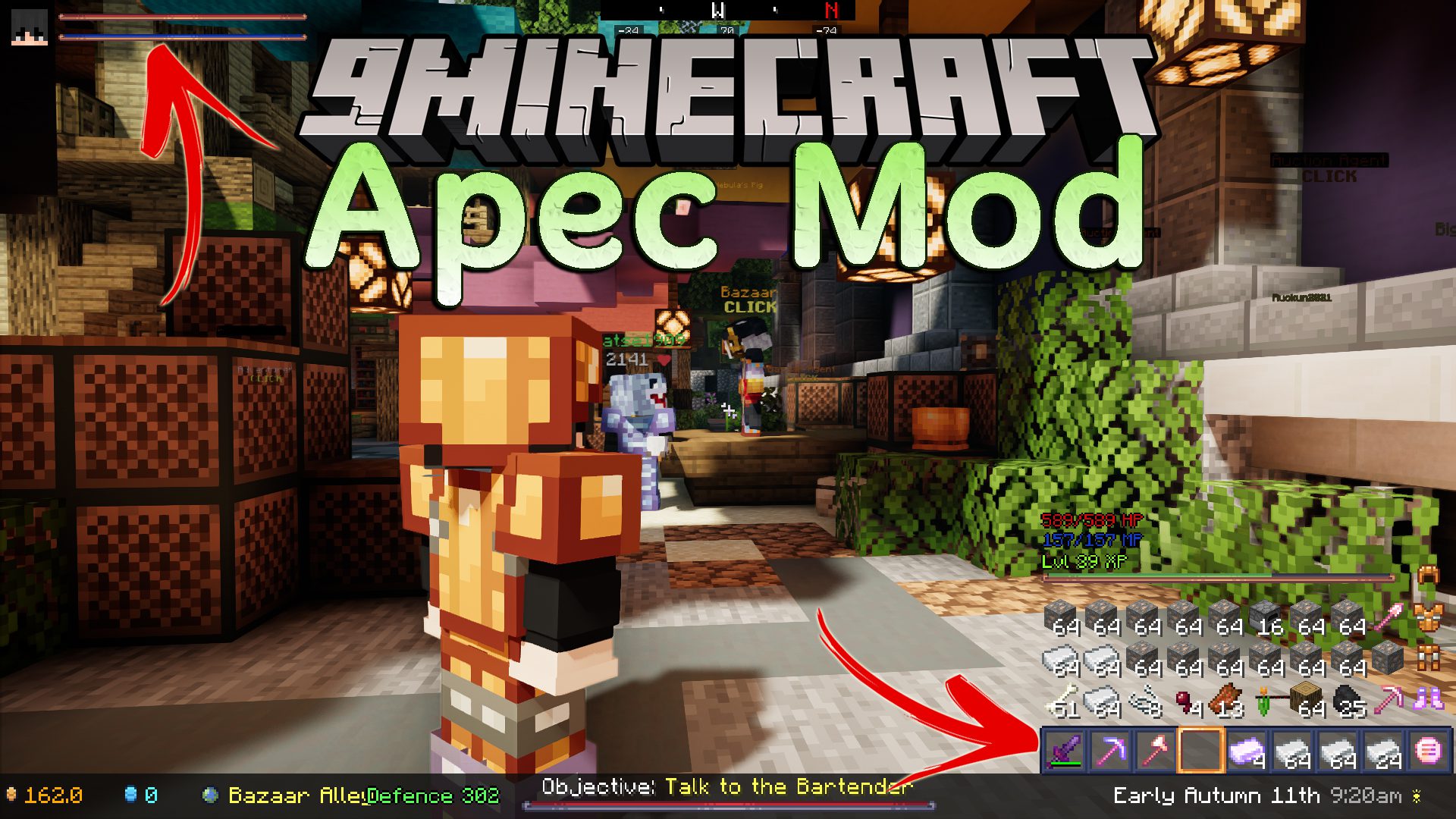 Apec Mod (1.8.9) - A Gui Improvement for Hypixel Skyblock 1