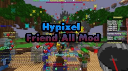 Auto Friend Mod (1.8.9) – Hypixel Friend All Thumbnail
