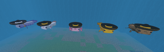 Axolotls with Hat 5D Texture Pack (1.19) - MCPE/Bedrock 2