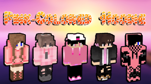 The Cutest Pink-Colored Hoodie Minecraft Skins In 2023 Thumbnail