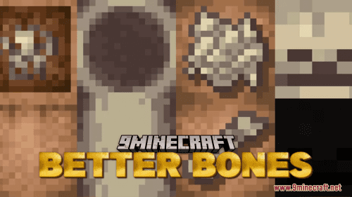 Better Bones Resource Pack (1.20.6, 1.20.1) – Texture Pack Thumbnail