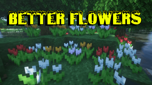 Better Flowers Texture Pack (1.19) – MCPE/Bedrock Thumbnail