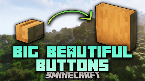 Big Beautiful Buttons Mod (1.20.4, 1.19.4) – Buttons With Different Textures Thumbnail