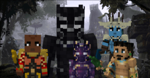 Black Panther Wakanda Forever Addon (1.19) – MCPE/Bedrock Mod Thumbnail