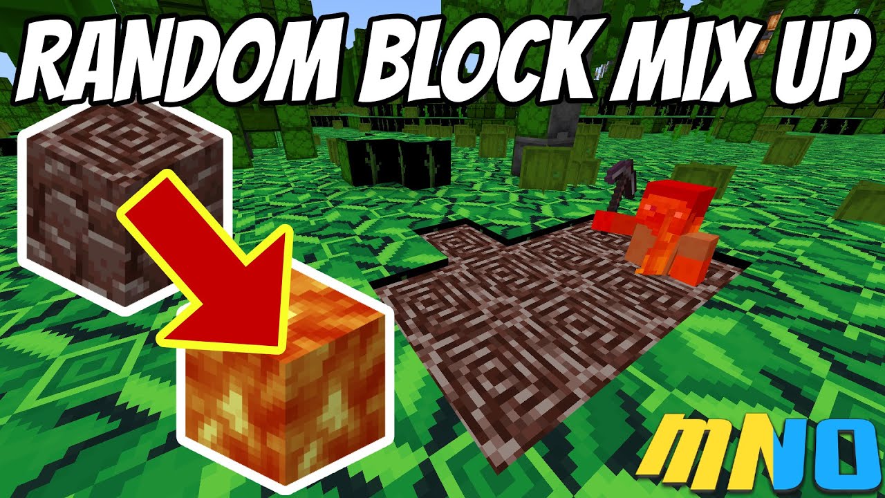 Block Texture Random Mix-Up Addon (1.19) - MCPE/Bedrock Mod 1
