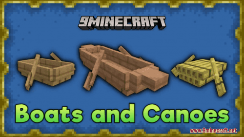 Boats And Canoes Resource Pack (1.20.6, 1.20.1) – Texture Pack Thumbnail