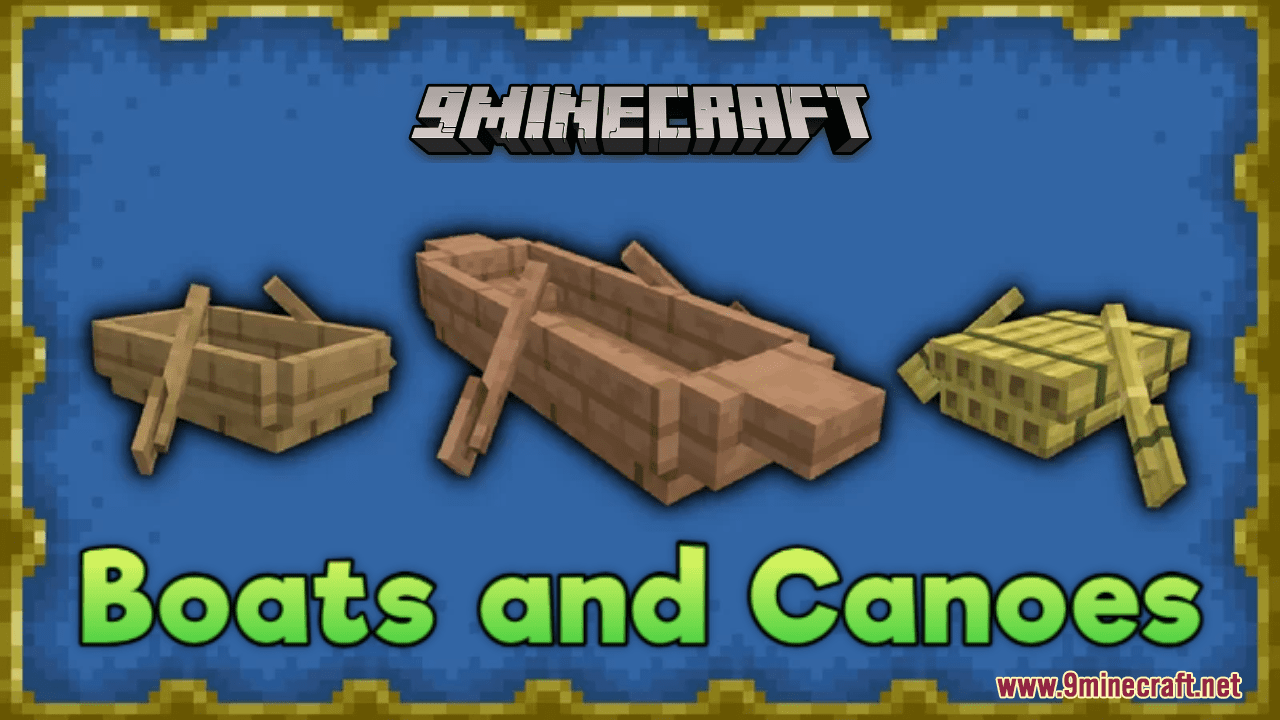 Boats And Canoes Resource Pack (1.20.6, 1.20.1) - Texture Pack 1