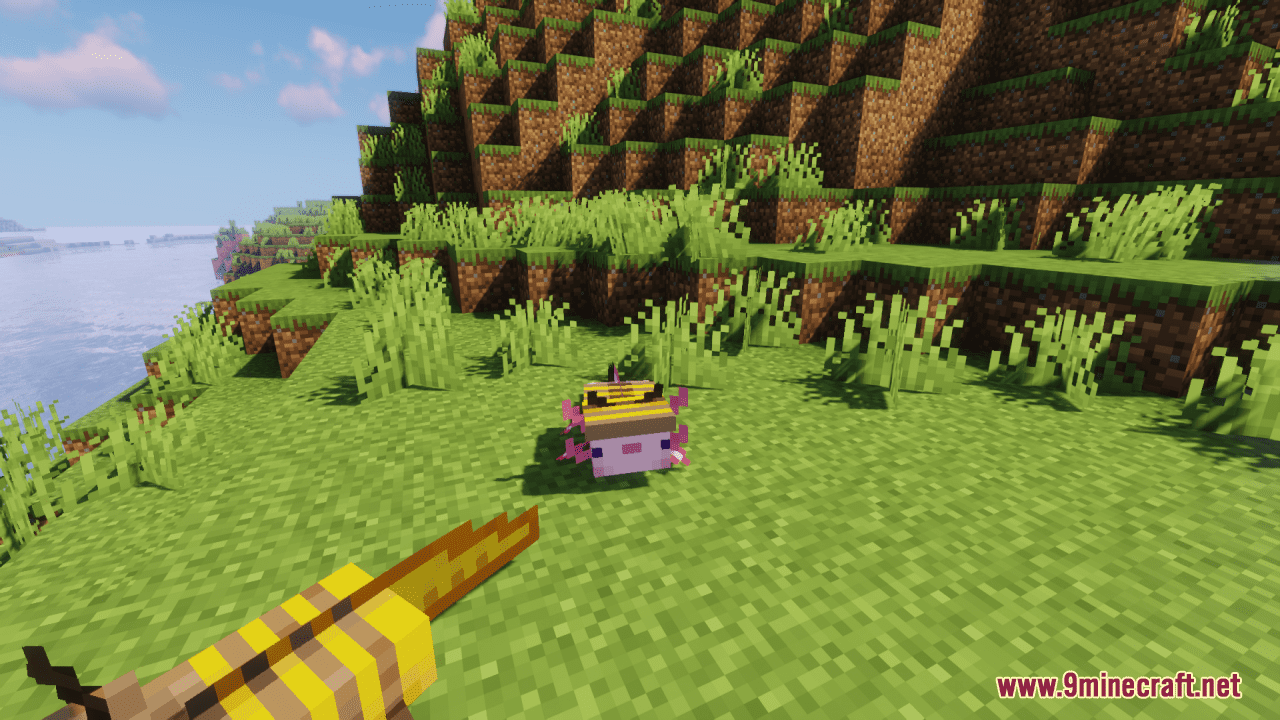 Buzzy Bee Axolotls Resource Pack (1.20.6, 1.20.1) - Texture Pack 8