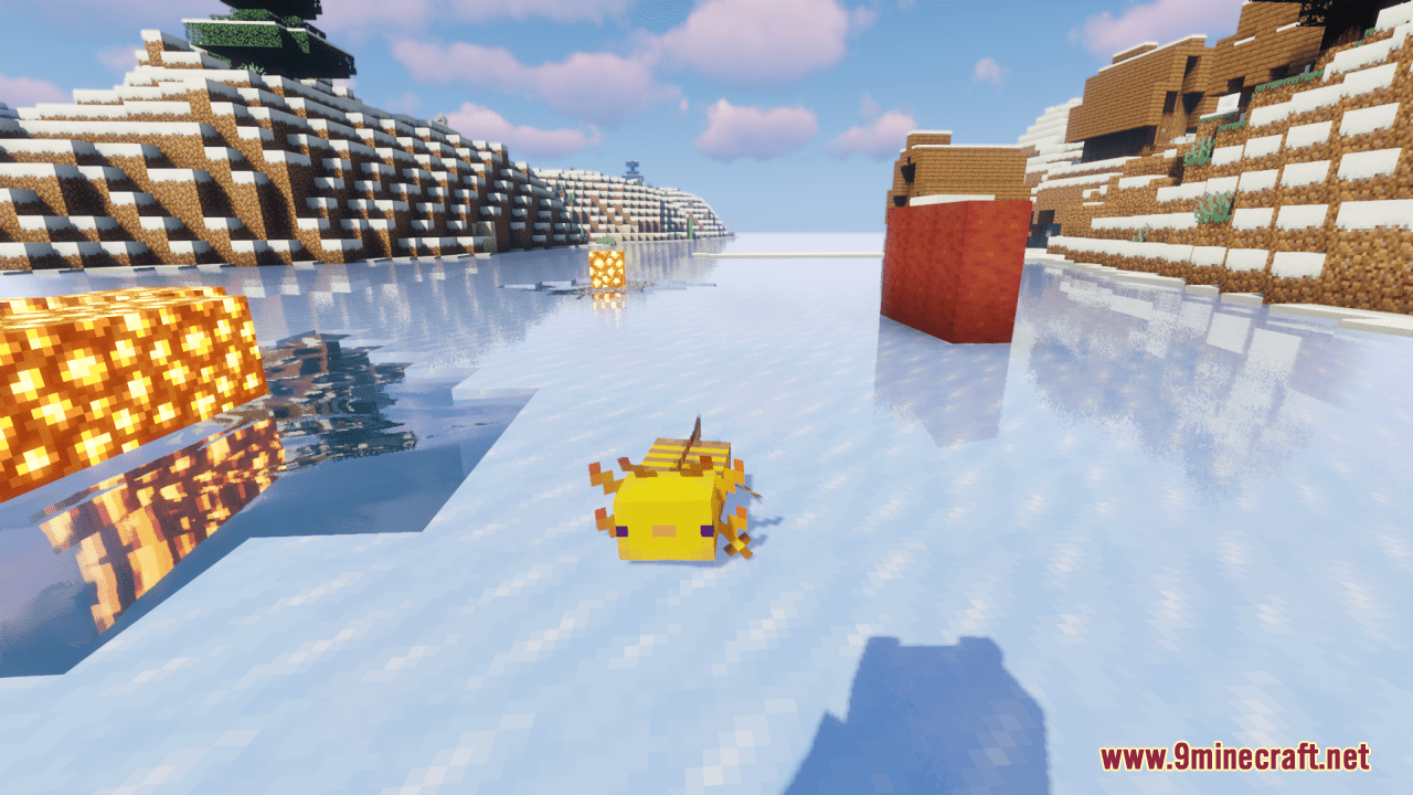 Buzzy Bee Axolotls Resource Pack (1.20.6, 1.20.1) - Texture Pack 9