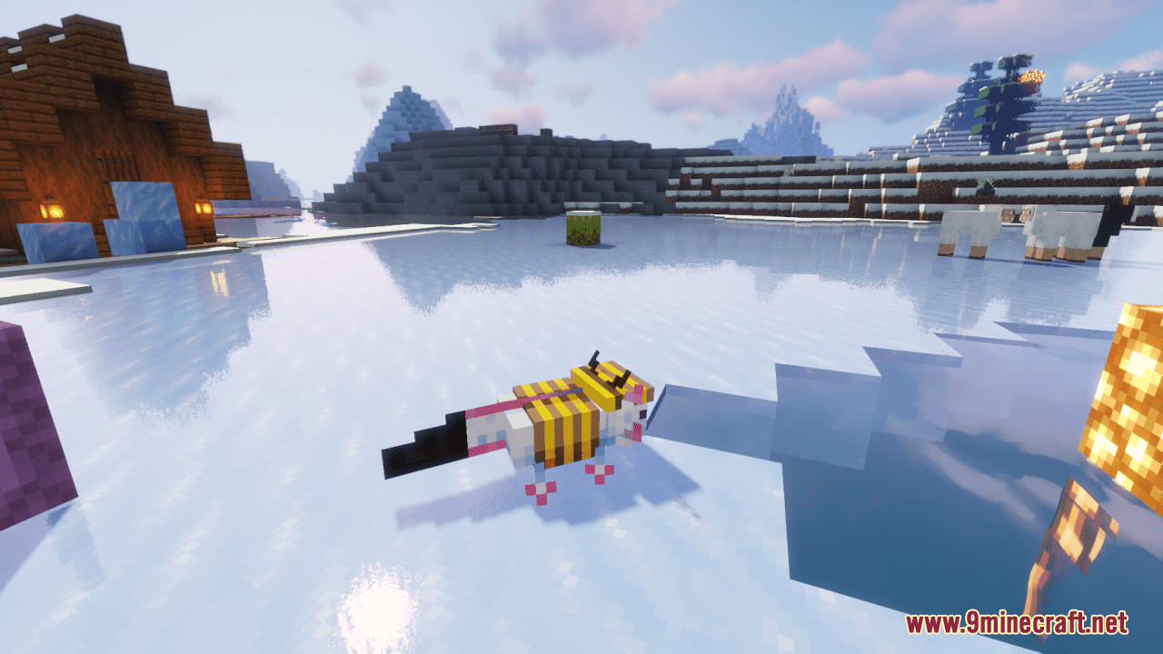 Buzzy Bee Axolotls Resource Pack (1.20.6, 1.20.1) - Texture Pack 10