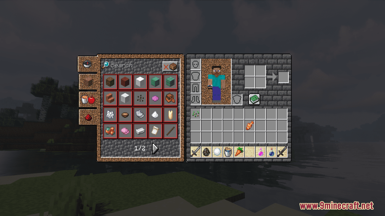 Cheesy's Nice GUI Resource Pack (1.20.6, 1.20.1) - Texture Pack 6