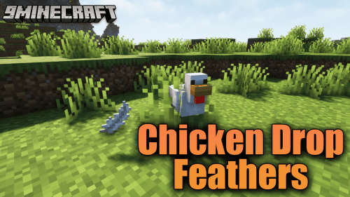 Chicken Drop Feathers Mod (1.19.3, 1.16.5) – Miracles For Chickens Thumbnail